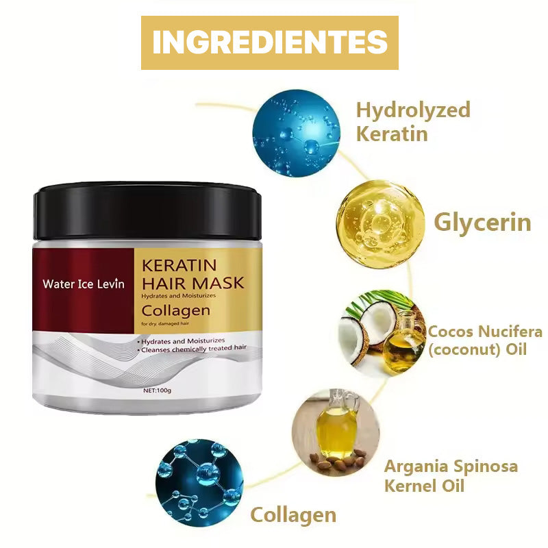 Mascarilla capilar de Keratina y Colágeno